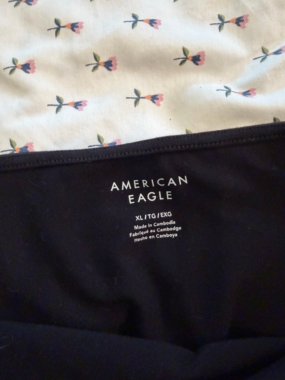 American Eagle Outfitters Black Double-Strap One-Piece Bodysuit - Picture 3 of 3